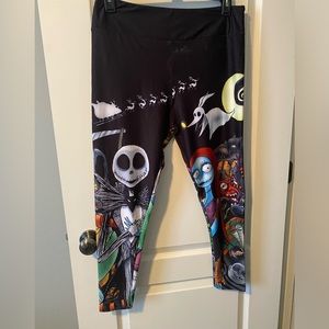 New Nightmare Before Christmas TC Cropped Leggings